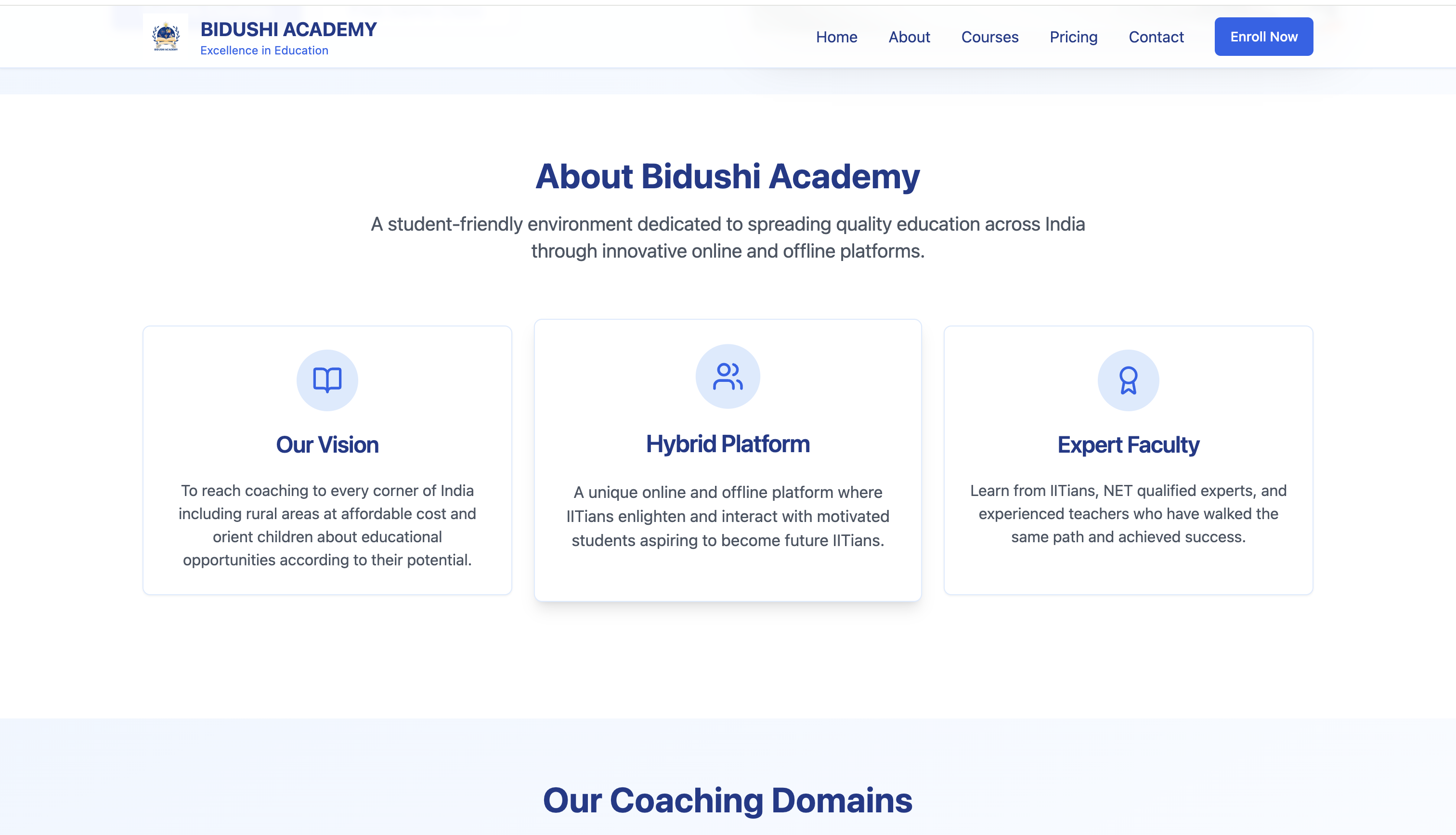 About Bidushi Academy